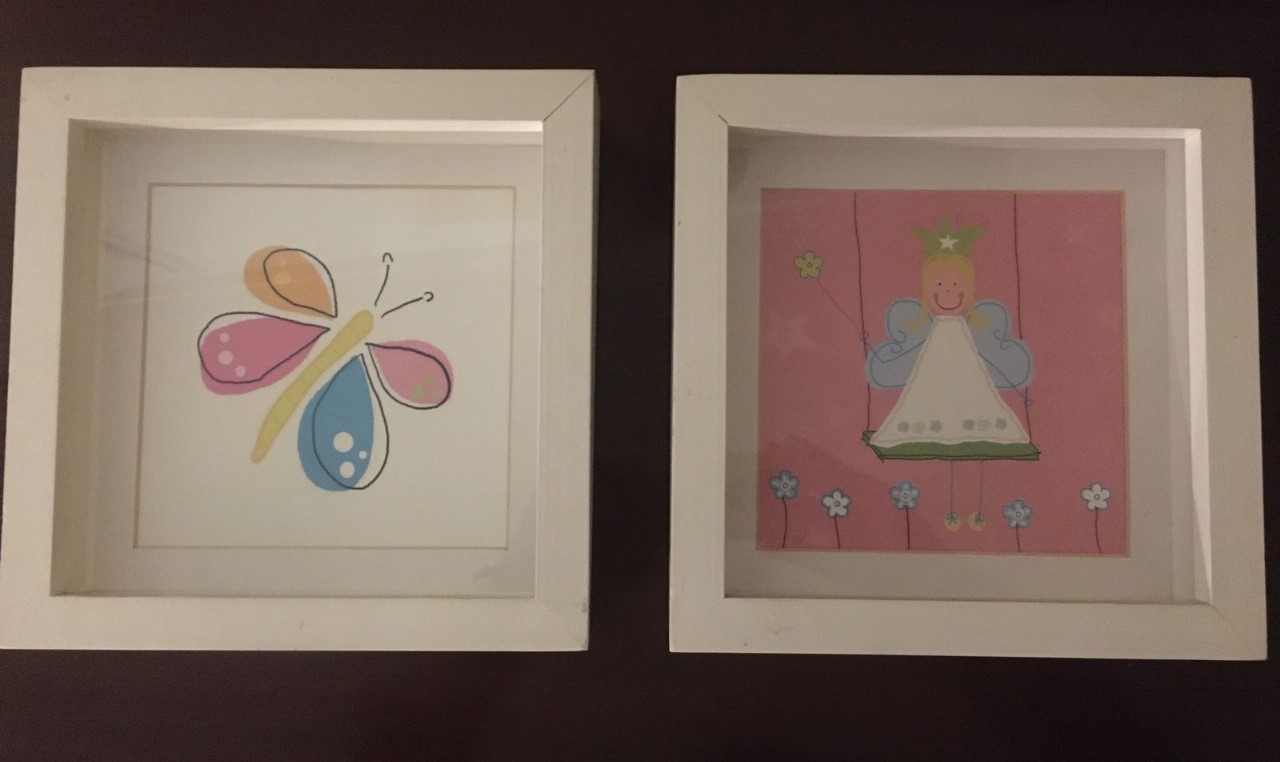 Par de cuadro infantiles