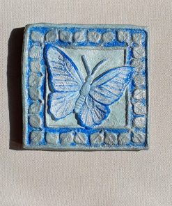 Cuadro azul plata de ziña