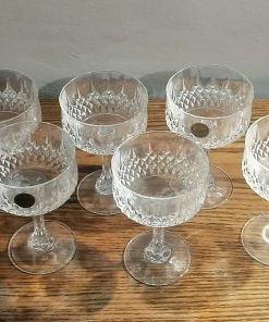 Juego 6 copas de Champagne cristal D'Arques