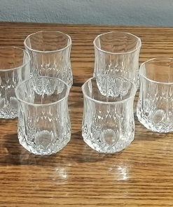 Juego 6 vasos bajativo cristal D'Arques