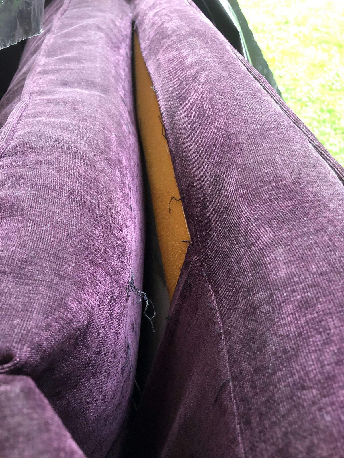 Sofá 3 cuerpos morado - Imagen 7