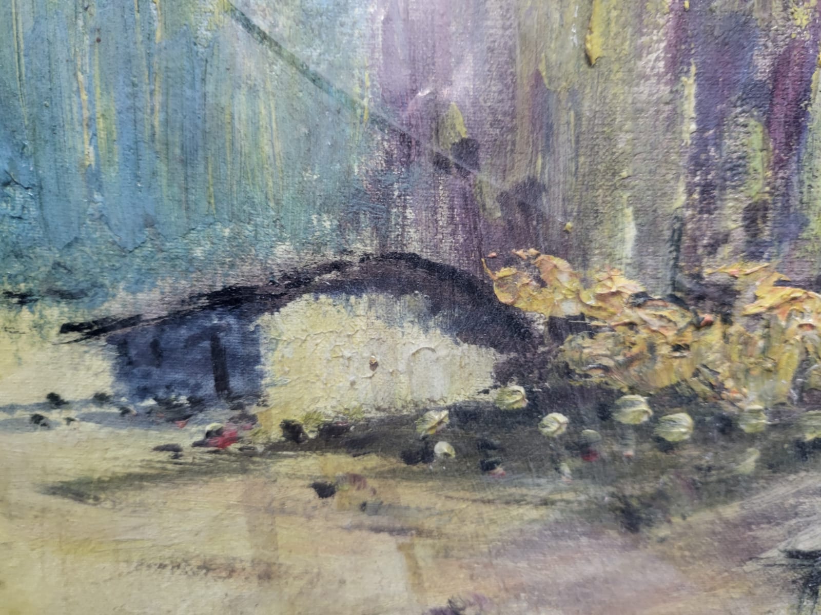 Cuadro tela firmado - Imagen 5