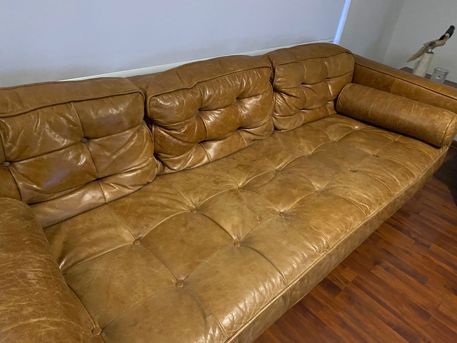 Sofá 3 cuerpos cuero - Imagen 3