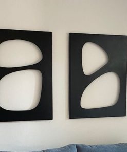 Cuadros abstractos metálicos