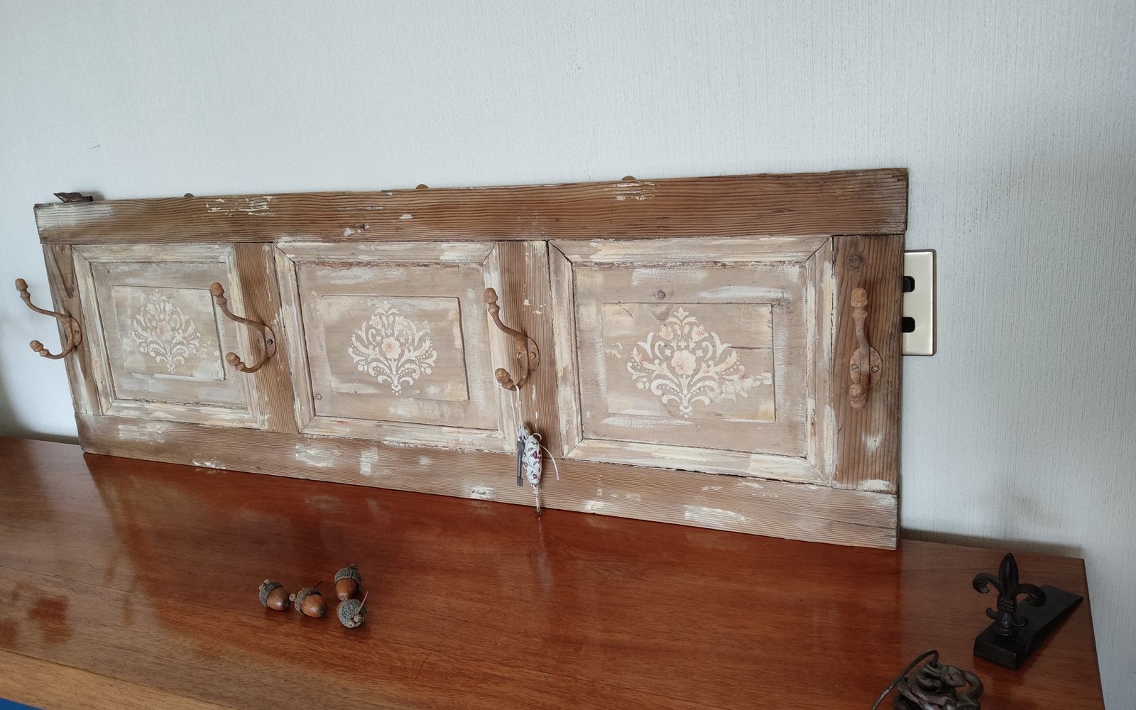 Perchero de madera rustico - Imagen 2