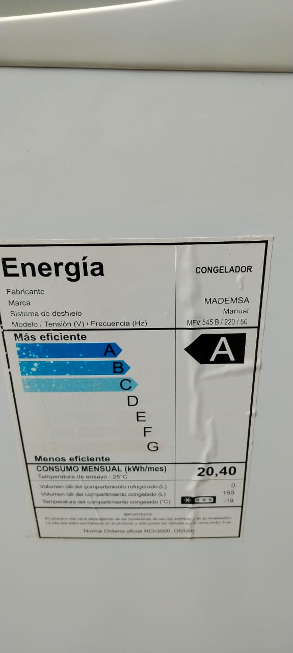 Congelador Mademsa 165 Lts - Imagen 5