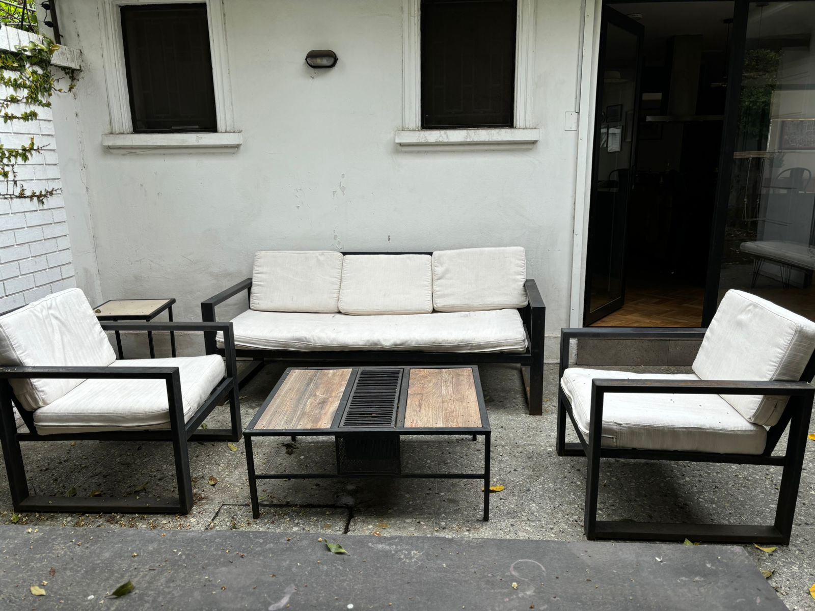 Juego de terraza fierro 4 piezas Scott Design - Imagen 5