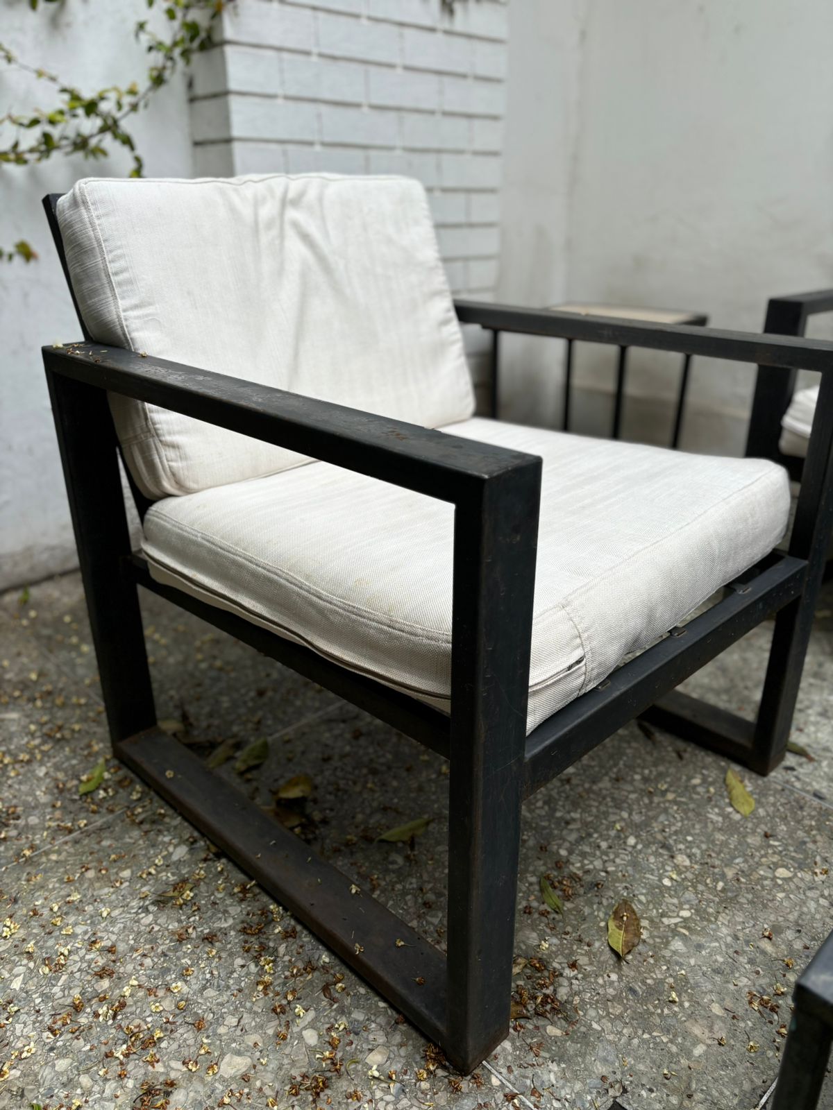 Juego de terraza fierro 4 piezas Scott Design - Imagen 4