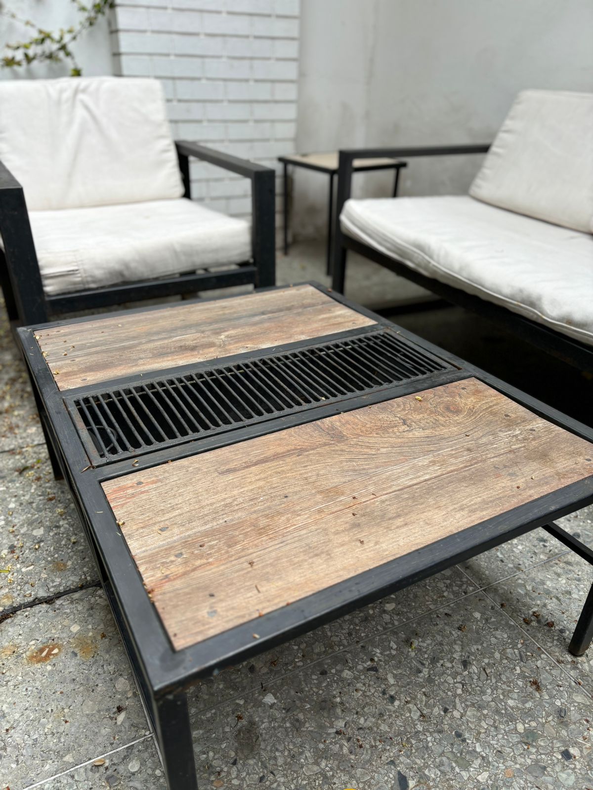 Juego de terraza fierro 4 piezas Scott Design - Imagen 7