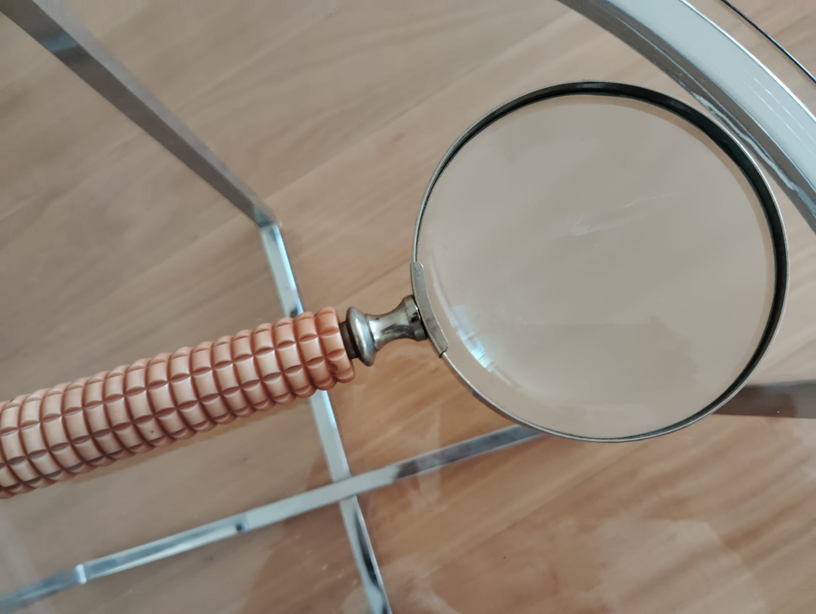 Lupa antigua metálica - Imagen 3