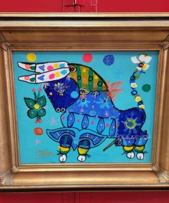 Cuadro toro azul Sergio Vergara