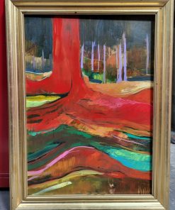 Cuadro Árbol rojo Dada