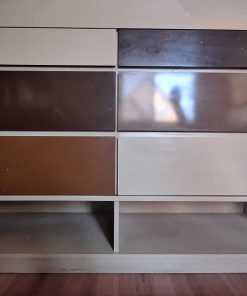 Cómoda 6 cajones multicolor