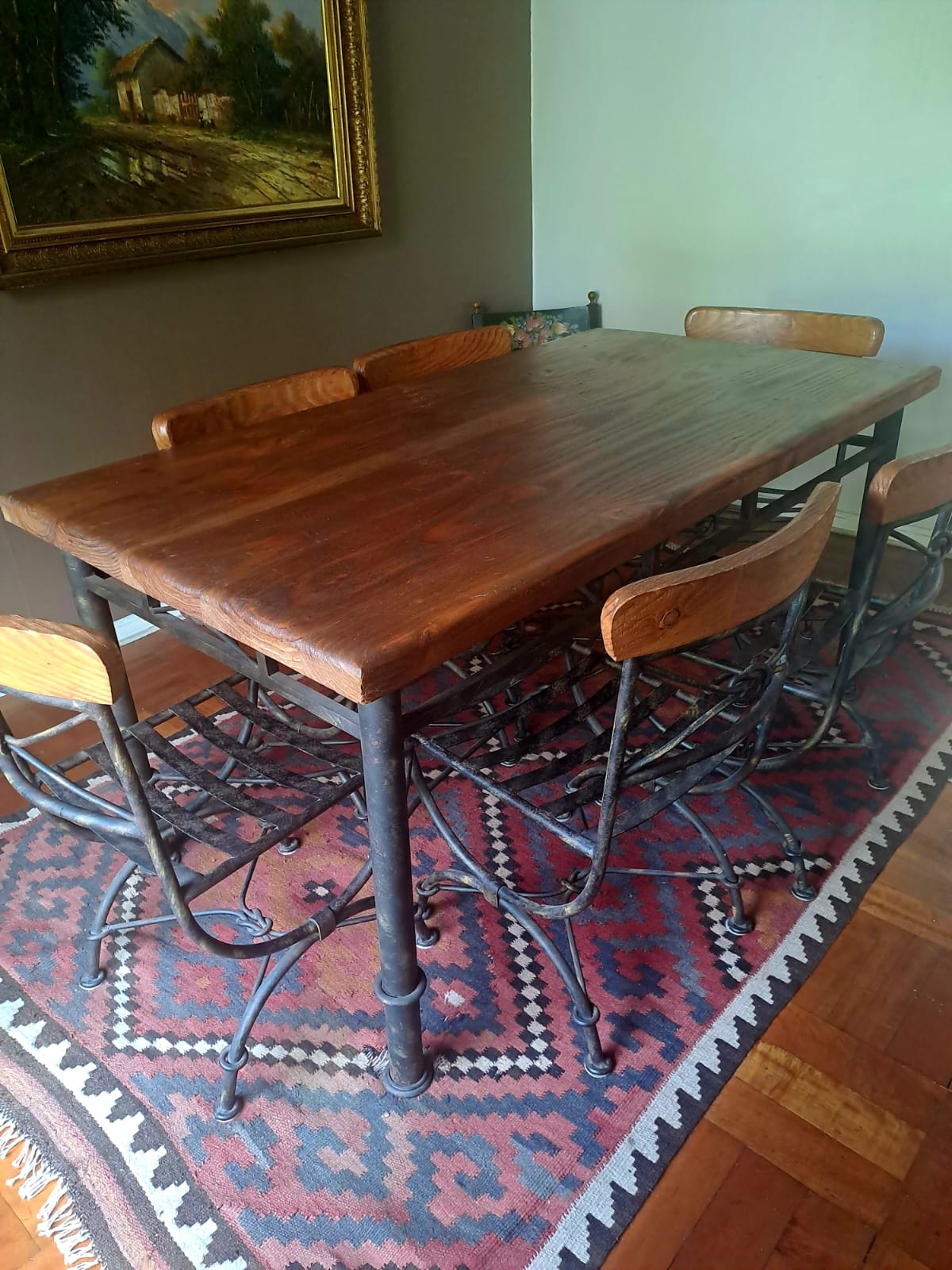 Juego comedor etrusco con 6 sillas - Imagen 7