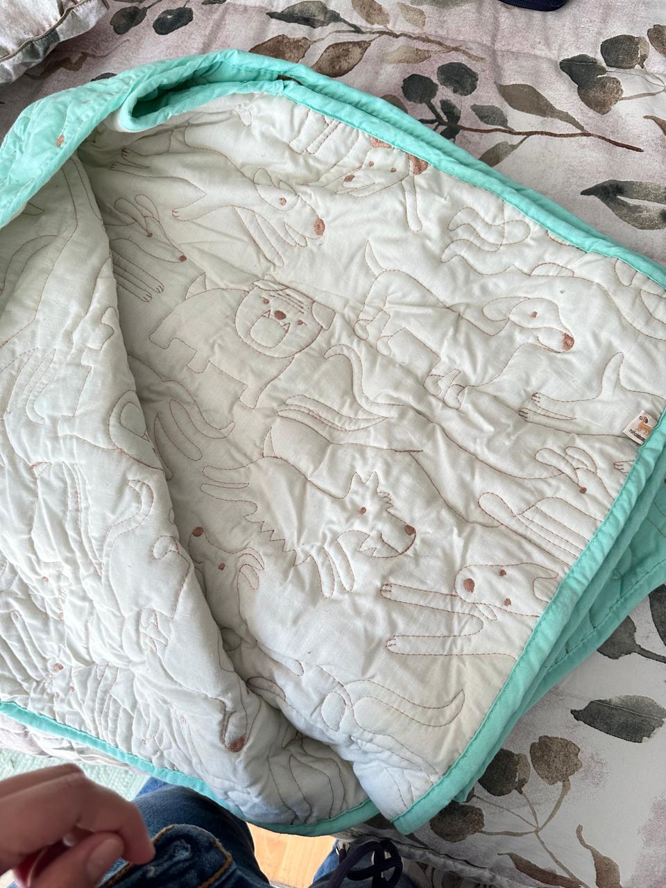 Cuna madera blanca con ropa de cama - Imagen 13