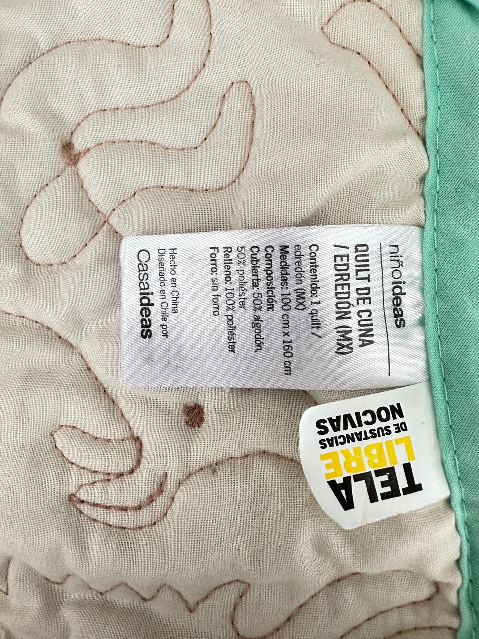 Cuna madera blanca con ropa de cama - Imagen 15