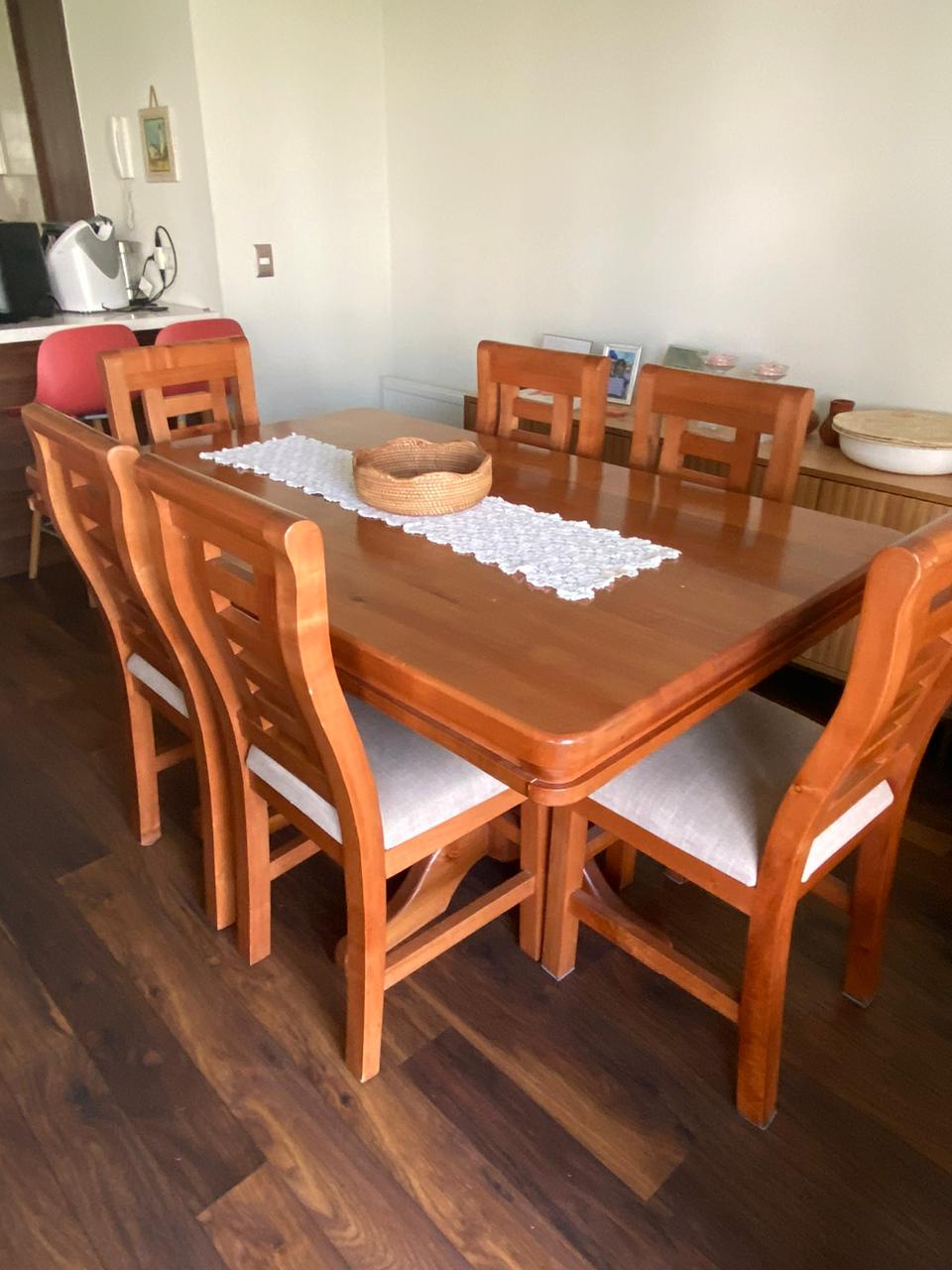 Juego de comedor madera Raulí con 6 sillas - Imagen 2