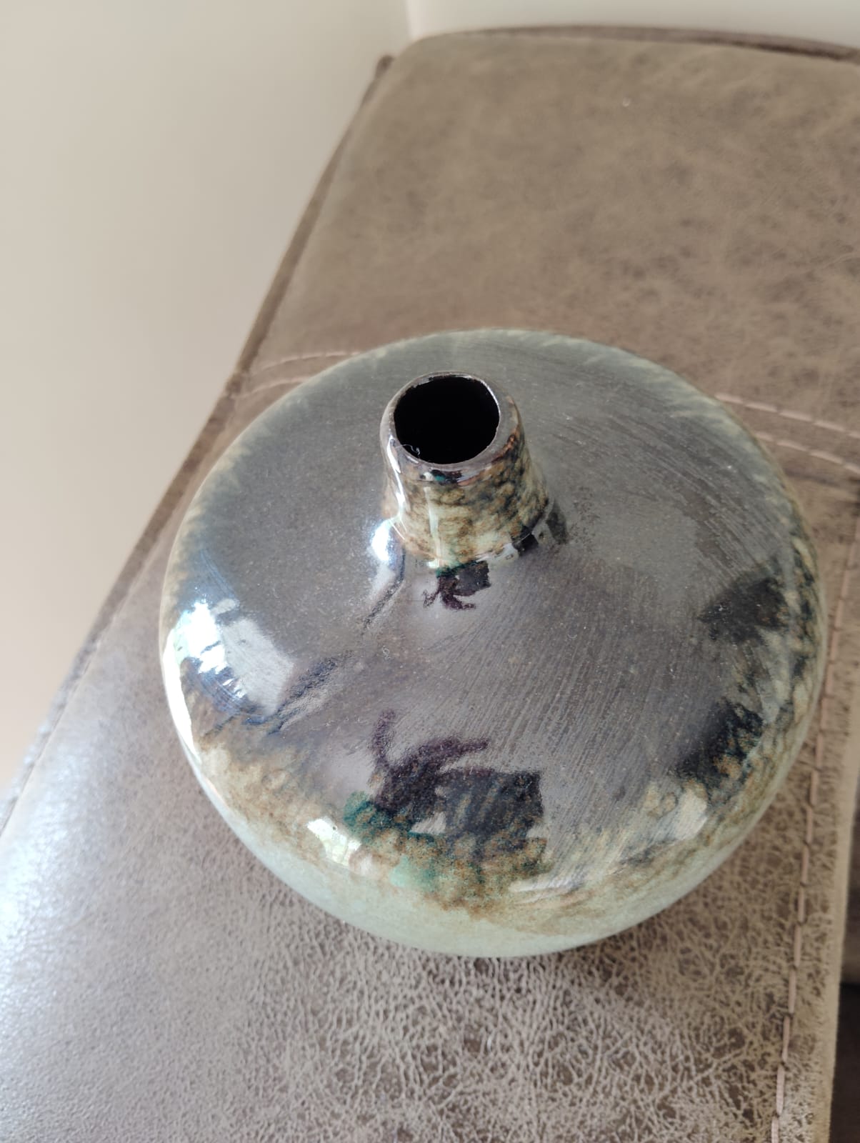 Botellón cerámica degrade tonos tierra - Imagen 2