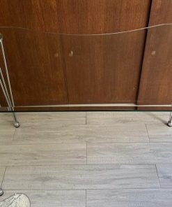 Escritorio curvo vidrio templado