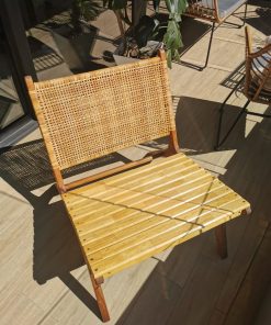 Silla madera Rattan