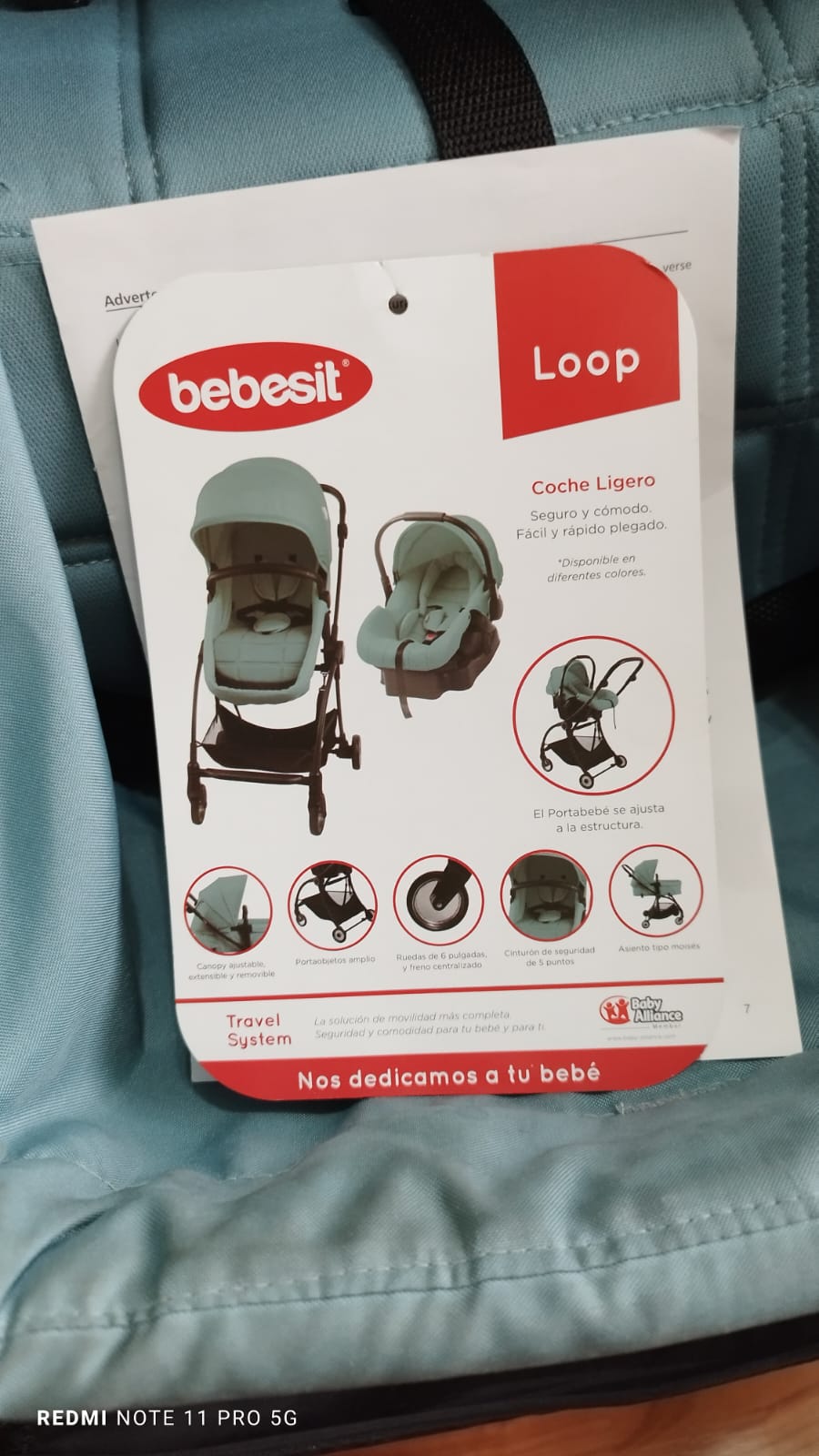 Coche Bebesit Travel System Loop - Imagen 3