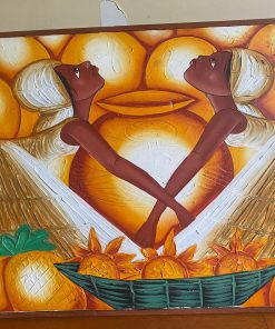 Cuadro relieve mujeres