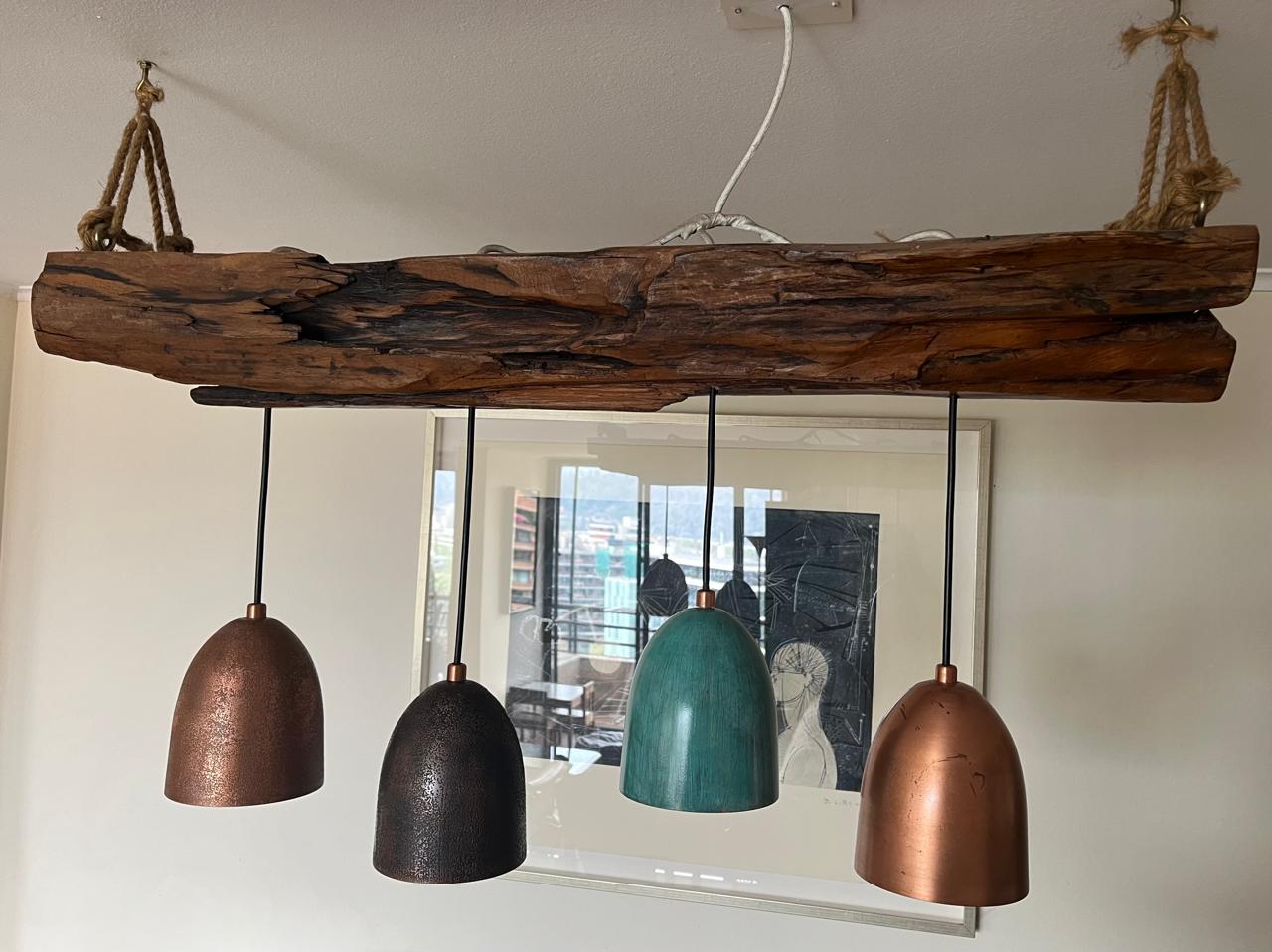 Durmiente de roble para lámpara