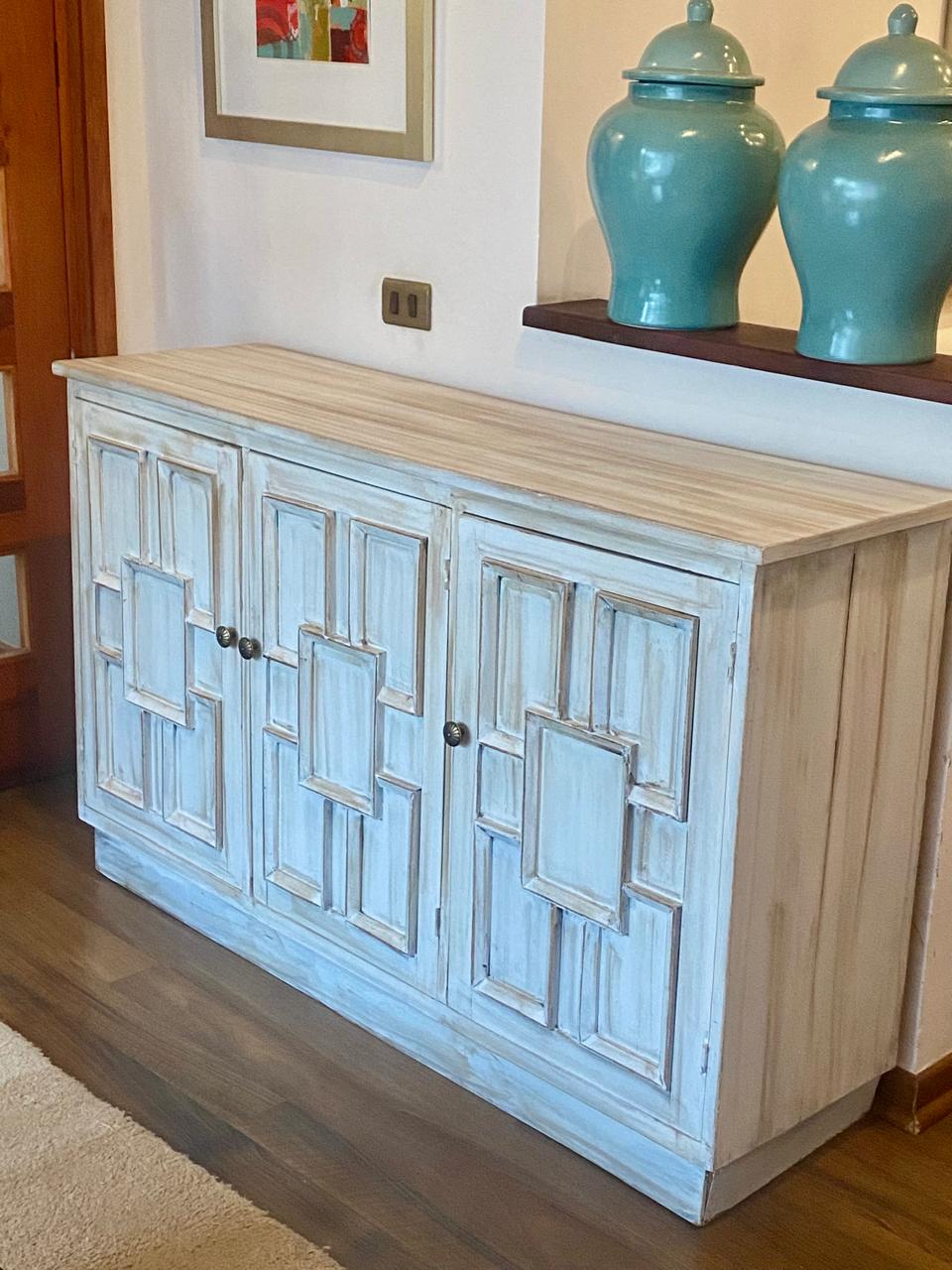 Buffet 3 cuerpos roble recién renovado - Imagen 2