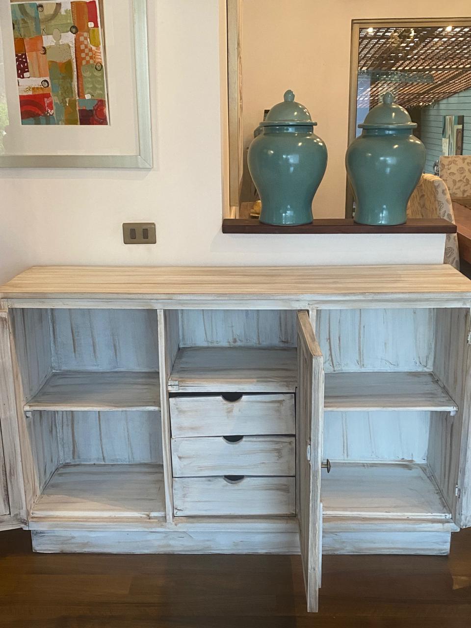 Buffet 3 cuerpos roble recién renovado - Imagen 7