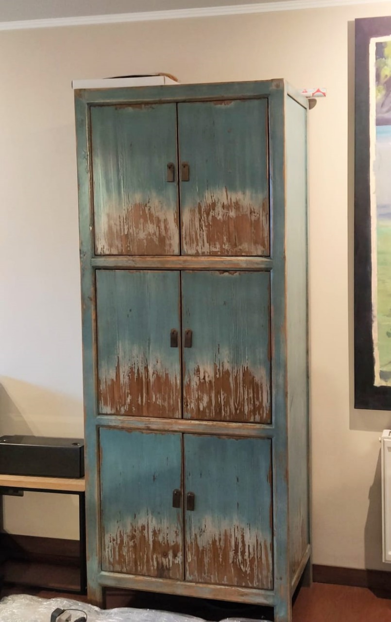 Alacena Mueble 3 puertas celeste