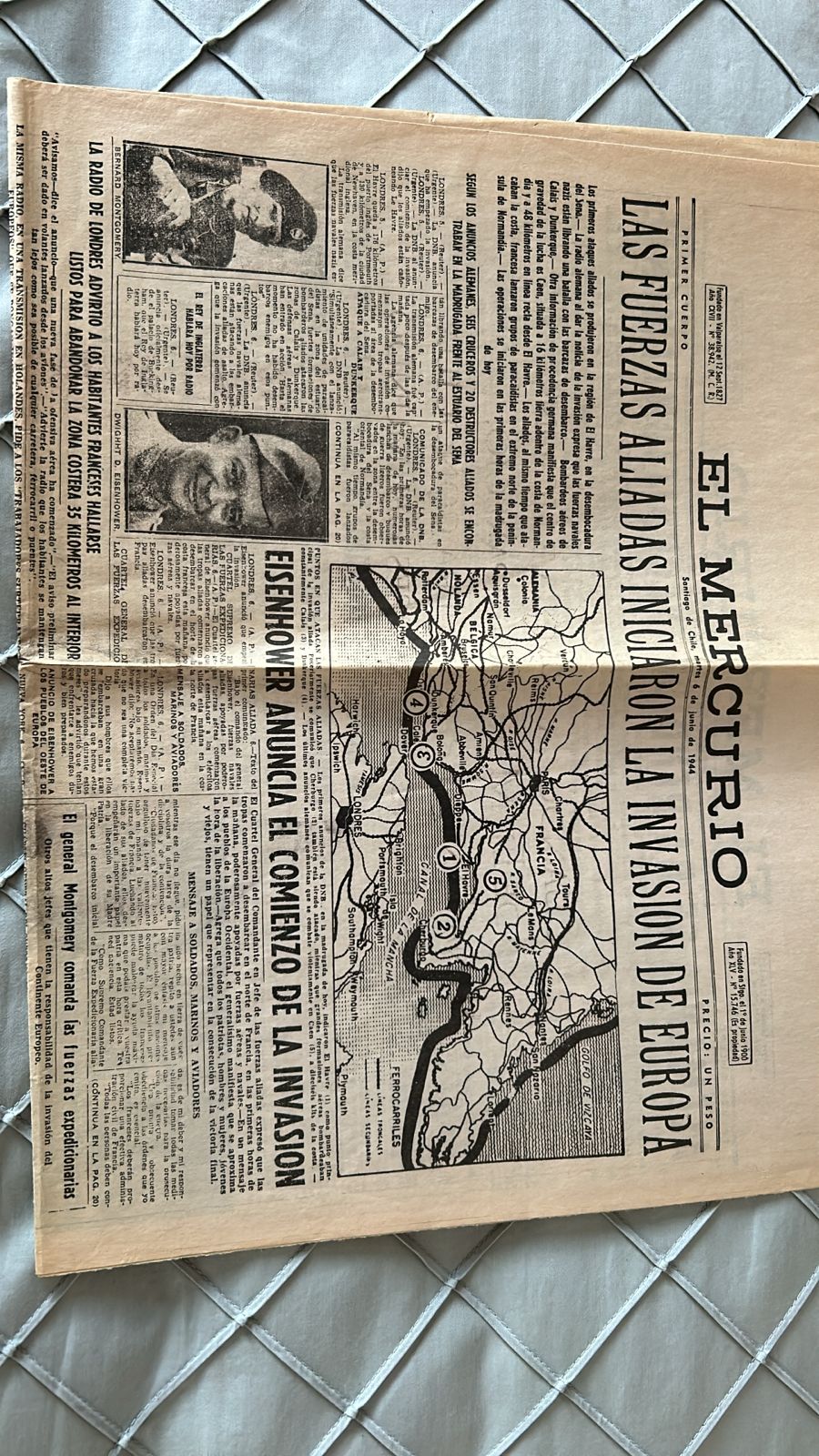 Lote de 10 diarios Mercurio de 1900 - Imagen 9