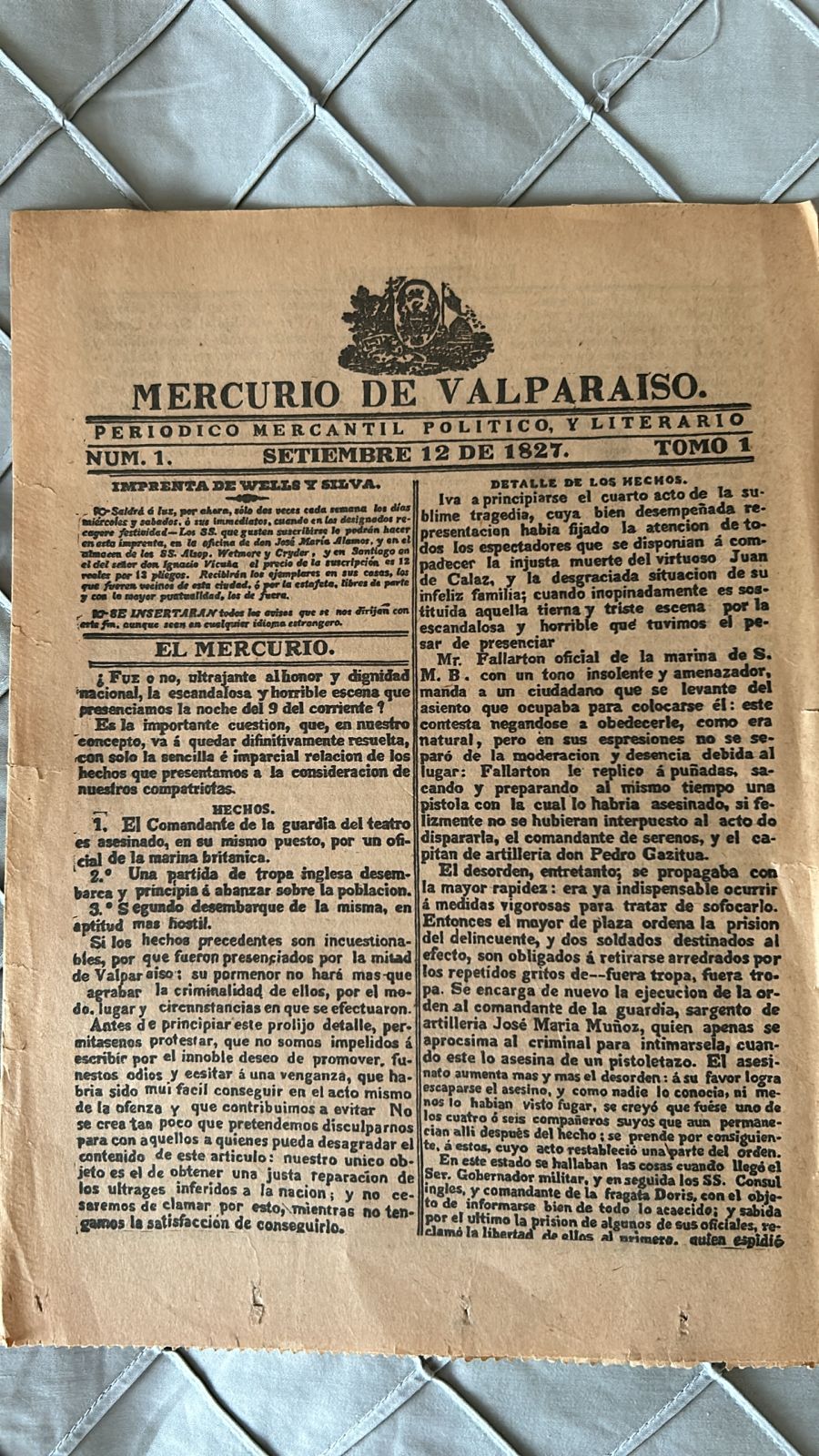 Lote de 10 diarios Mercurio de 1900 - Imagen 11