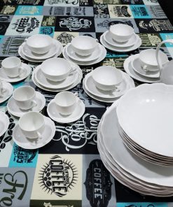 Loza porcelana Florencia 43 piezas