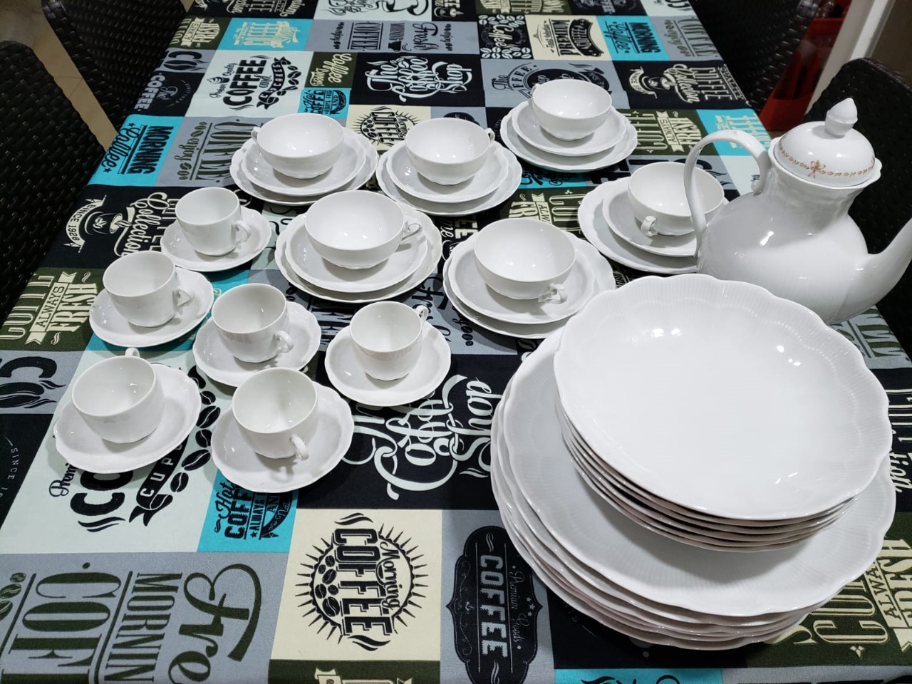 Loza porcelana Florencia 43 piezas