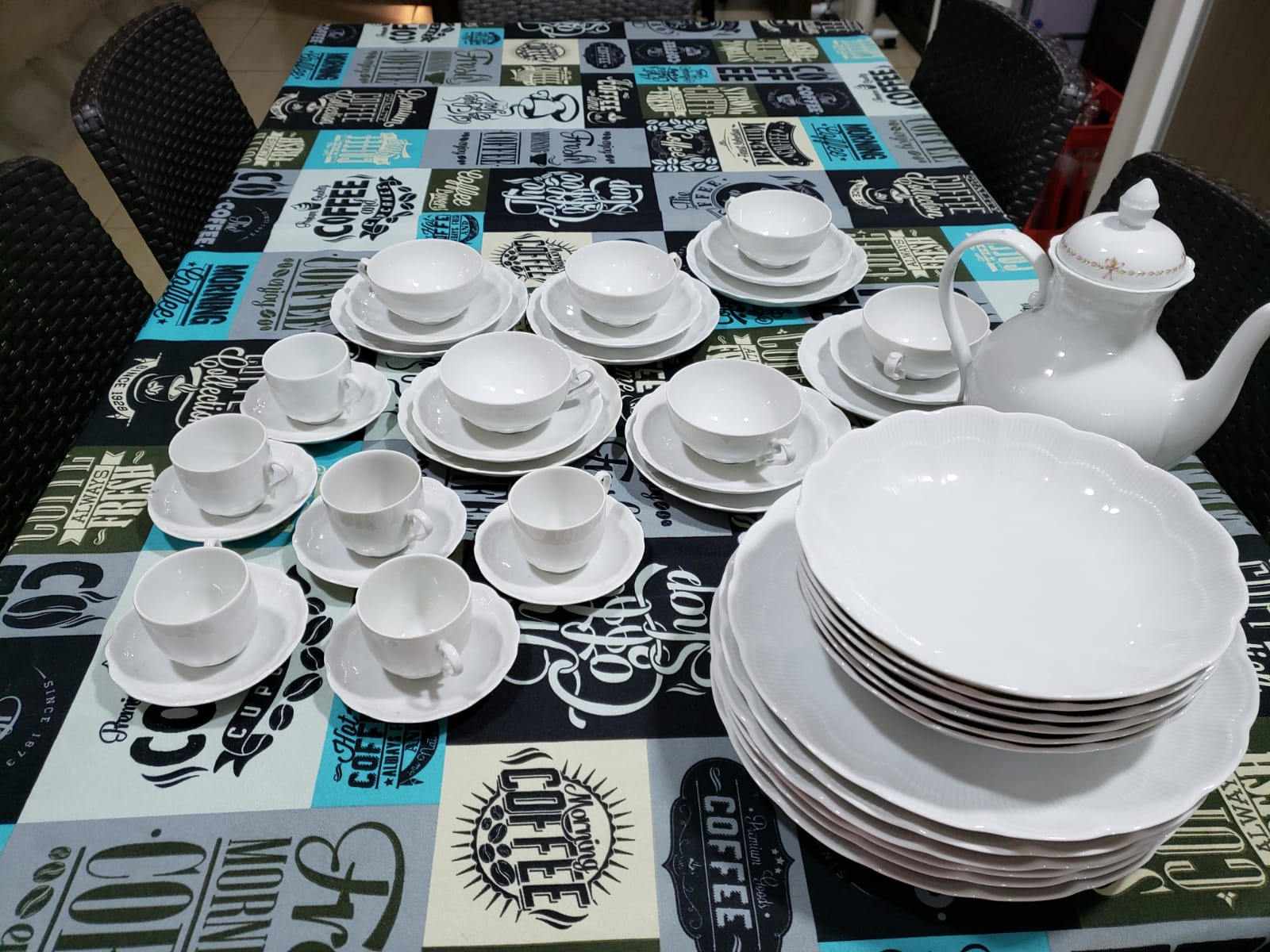 Loza porcelana Florencia 43 piezas - Imagen 3