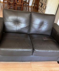 Sofá de 2 cuerpos de cuero Basement