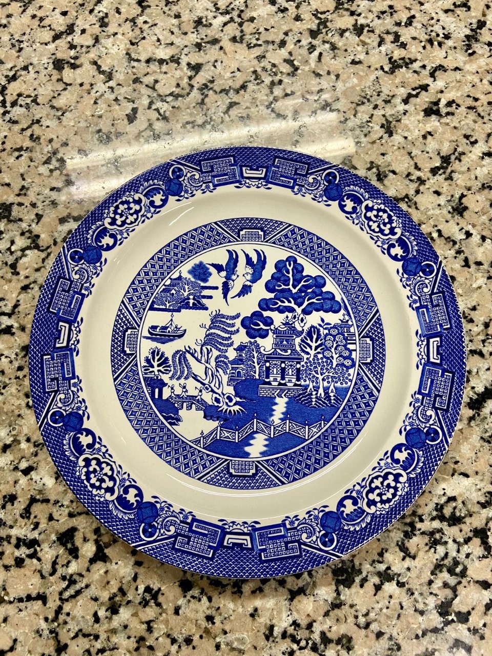 Plato Willow decorativo Wood & Sons