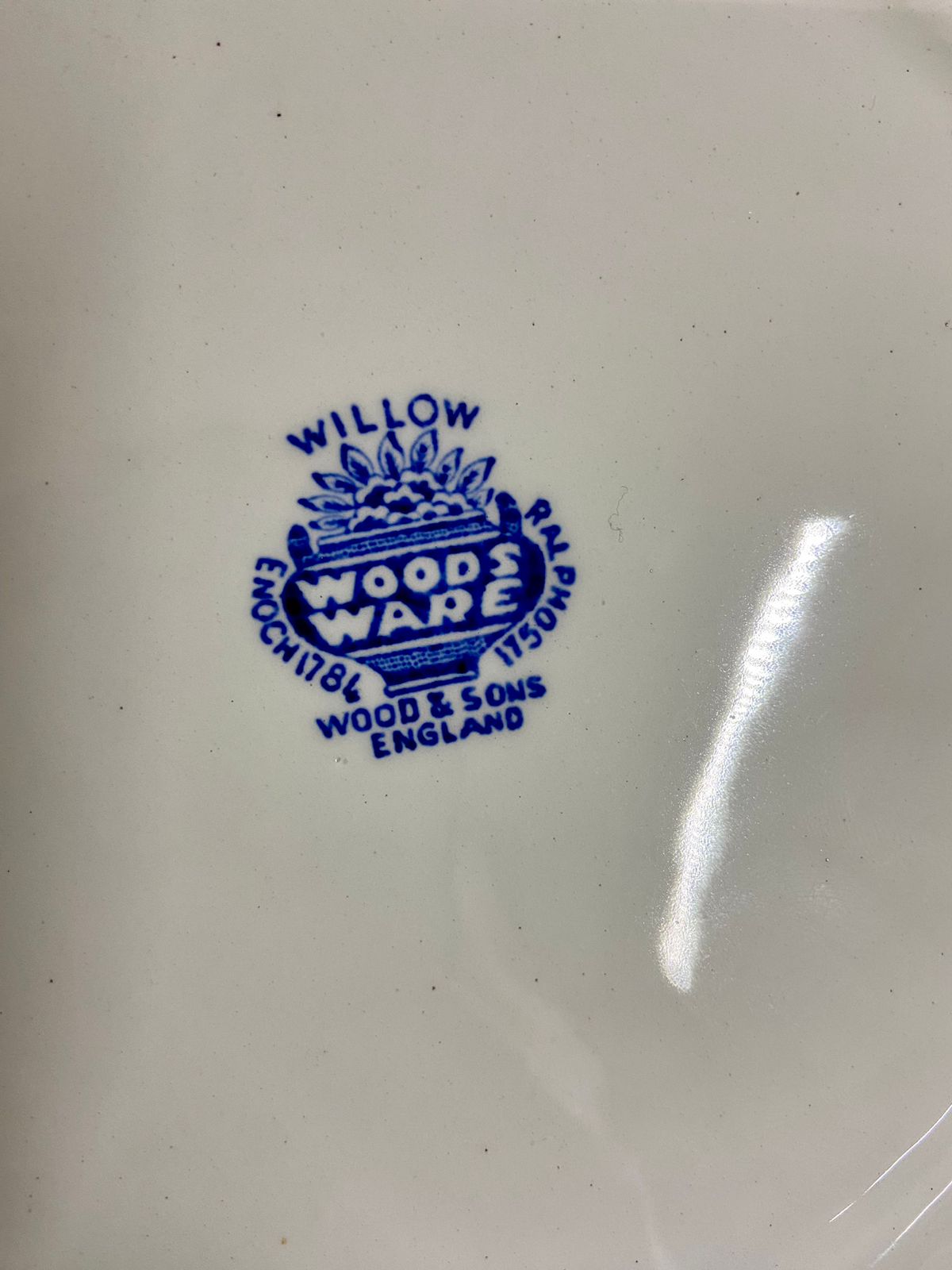 Plato Willow decorativo Wood & Sons - Imagen 2