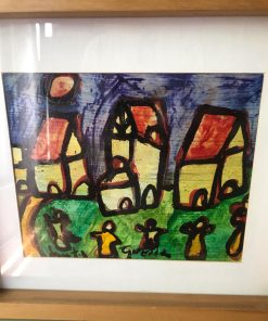 Cuadro casitas de Santos Guerra