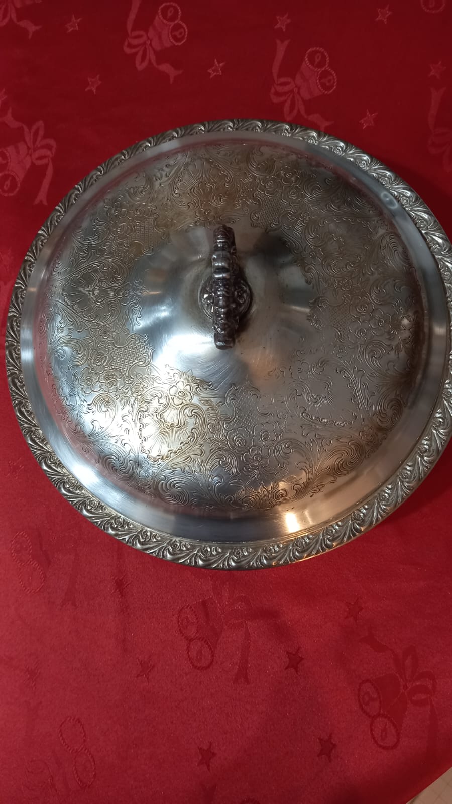 Fuente con tapa peltre - Imagen 2