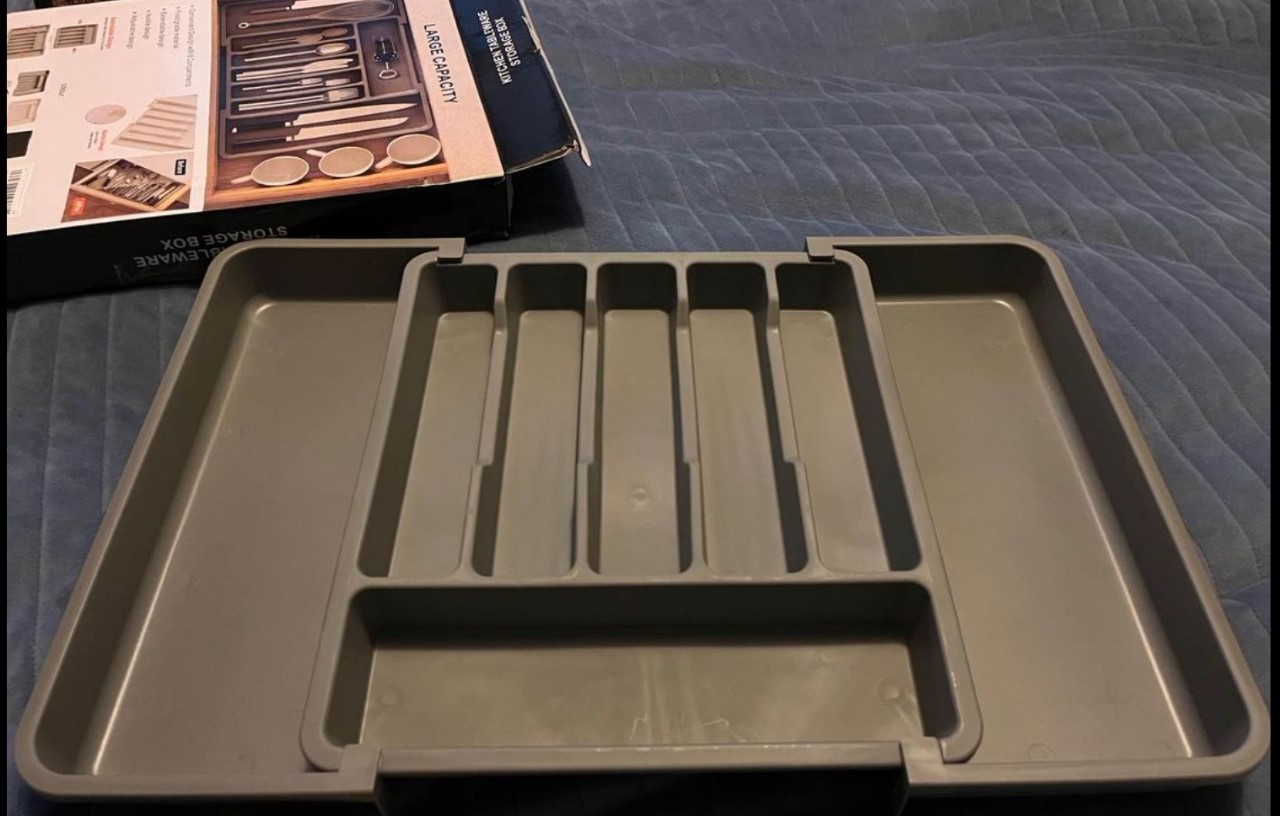 Organizador de cubiertos extensible