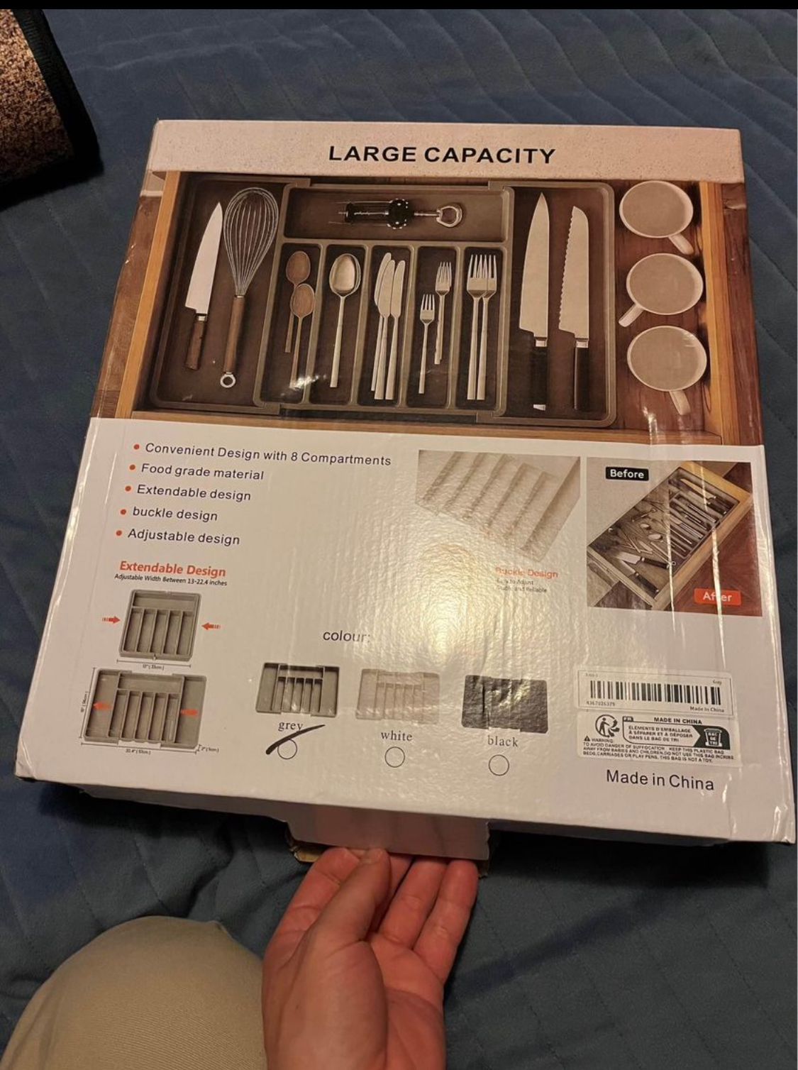 Organizador de cubiertos extensible - Imagen 2