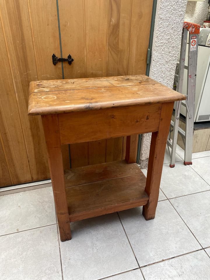 Velador mesa lateral ferrocarriles del estado - Imagen 2