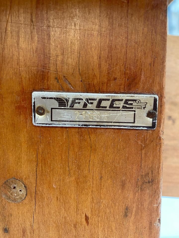 Velador mesa lateral ferrocarriles del estado - Imagen 3