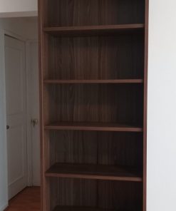 Librero repisa 6 niveles café moro