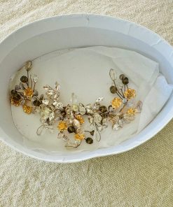 Tocado de novia marca Clara Flor