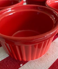 Pocillos rojo Krea 4 unidades