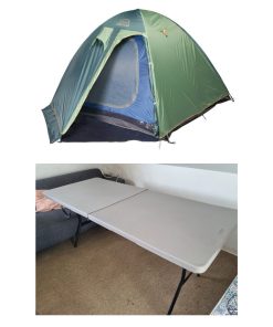 Set camping carpa Doite y mesa plegable Lifetime