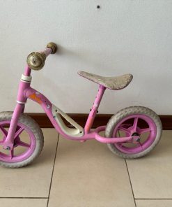Bicicleta balance rosada