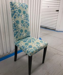 Silla de comedor floreada